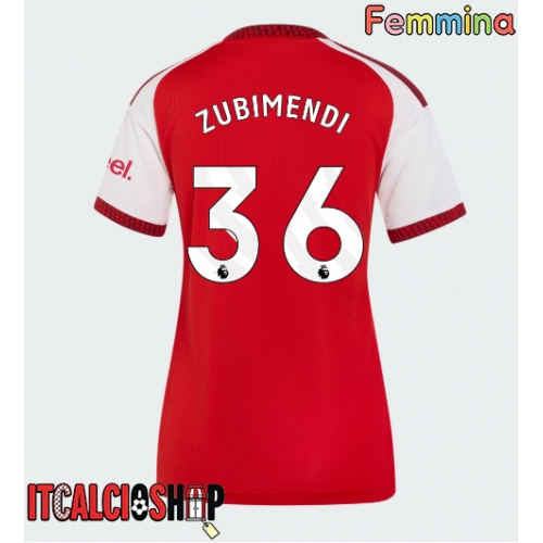 Arsenal Martin Zubimendi #36 Prima Maglia Femmina 2026-27 Manica Corta